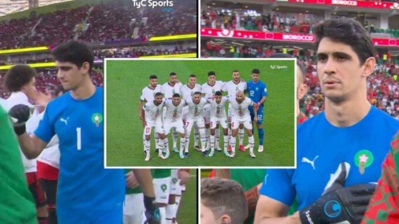 Sqarohet situata konfuze me portierin e Marokut: U shfaq për intonimin e himnit, por më pas ‘u zhduk’ për ndeshjen me Belgjikën