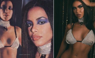 Arta Nitaj duket tërheqëse me paraqitjen si këngëtarja Aaliyah
