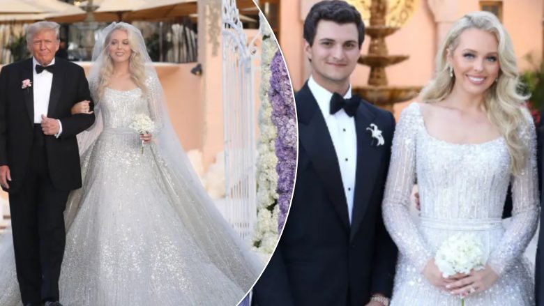 Vajza e Donald Trumpit, Tiffany martohet me miliarderin Michael Boulos – pamje brenda ceremonisë luksoze në Florida