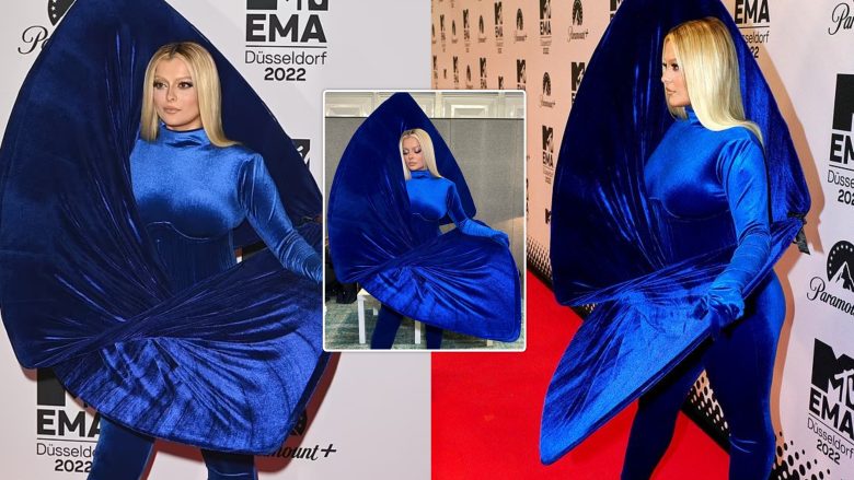 Bebe Rexha bëri paraqitje unike në ‘MTV EMA 2022’ me veshjen nga kreatorja shqiptare, Fjolla Nila