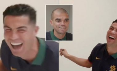 Ronaldo ‘shkrihet’ në të qeshura, kur tregon se çfarë i ka bërë Pepes