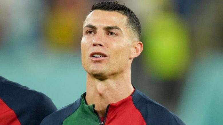 Ronaldo nuk mund t’i fshehte emocionet në fillim të ndeshjes ndaj Ganës