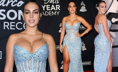 Georgina Rodriguez vë në pah format trupore ndërsa vezullon me dukjen e saj në ‘Latin Recording Academy Person of the Year’