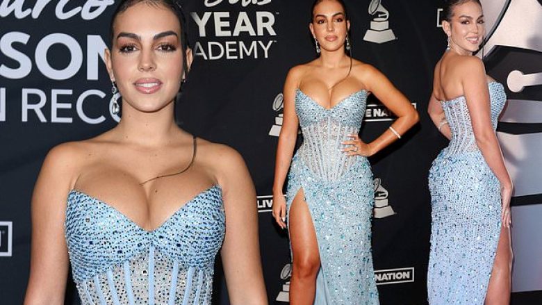 Georgina Rodriguez vë në pah format trupore ndërsa vezullon me dukjen e saj në ‘Latin Recording Academy Person of the Year’