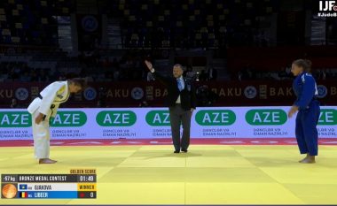 Nora Gjakova fiton medaljen e bronztë në Grand Slamin e Bakut