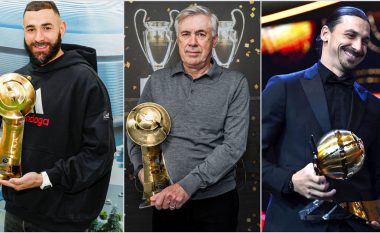 Benzema, Ancelotti dhe fituesit kryesorë në Globe Soccer Awards