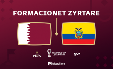 Katar – Ekuador, formacionet zyrtare të ndeshjes hapëse të Kupës së Botës “Katar 2022”