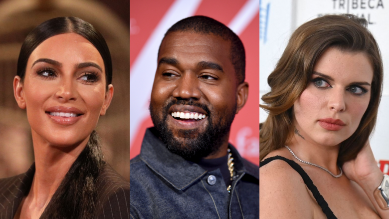 Julia Fox thotë se u lidh me Kanye Westin vetëm që ai ta linte të qetë Kim Kardashianin
