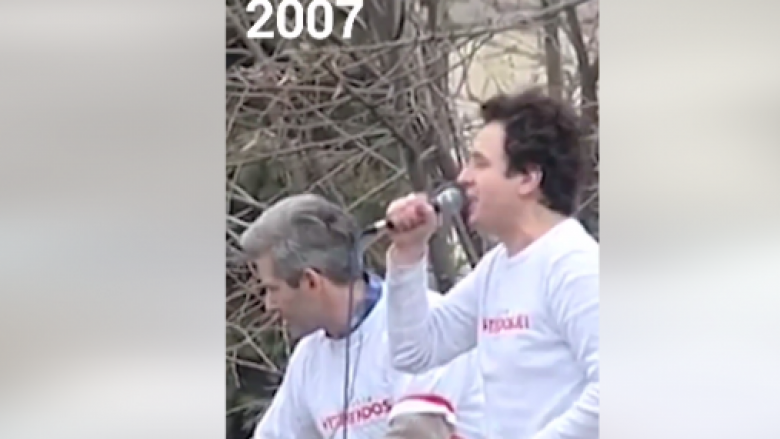 Lëvizja Vetëvendosje publikon videon e vitit 2007, kur Albin Kurti në protestë kundërshtonte Asociacionin