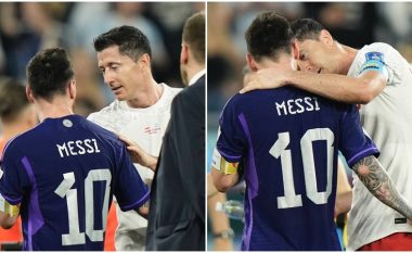 Çfarë i thanë Messi dhe Lewandowski njëri-tjetrit në fund të ndeshjes? Nga indiferenca te përqafimi