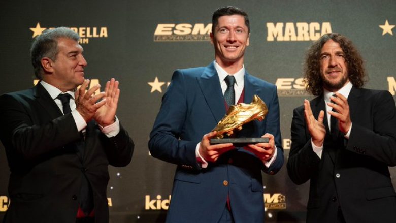 “Tani e di pse Barcelona është më shumë se një klub”, fjalët e Lewandoëskit pasi fitoi “Këpucën e Artë”