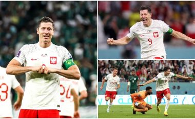 Robert Lewandowski shënon golin e tij të parë në Kupën e Botës – emocione dhe lot në sytë e portierit polak