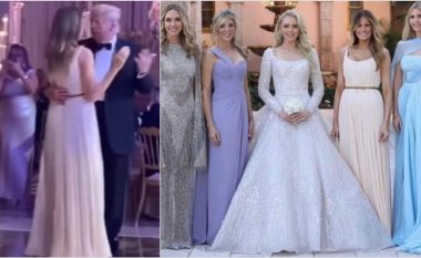Bie në sy fustani i Melanias në dasmën e vajzës së Trump