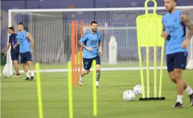 Messi u detyrua të stërvitet sërish larg grupit kryesor për shkak të problemeve fizike