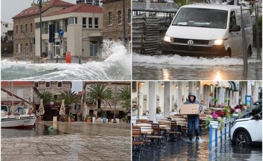 Një stuhi e fortë goditi Kroacinë, përmbytet Dalmacia dhe Istria