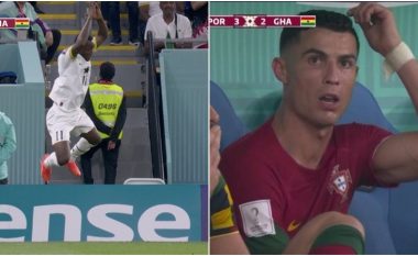‘Siuuu’, festa e yllit ganez në fytyrën e Ronaldos dhe reagimi epik nga CR7