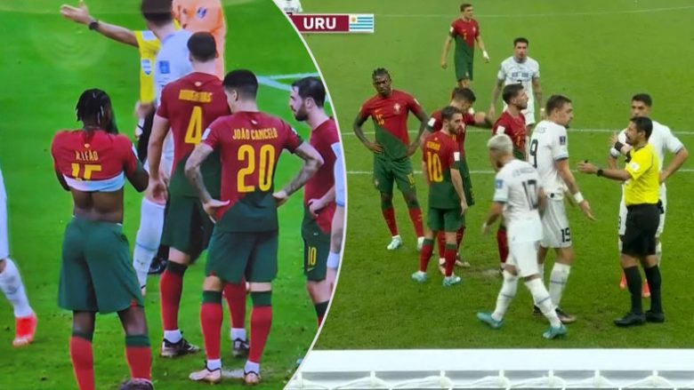 Arsyeja pse futbollistët e Portugalisë e mbrojtën pikën e penalltisë derisa gjyqtari merrej me Luis Suarezin