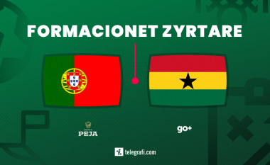 Formacionet zyrtare: Portugalia dhe Gana në sfidën e parë të Botërorit