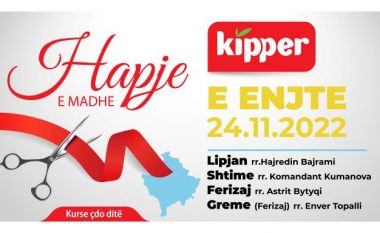 Rrjeti i njohur i marketeve Kipper po bën hapjen e pikave të para në Kosovë