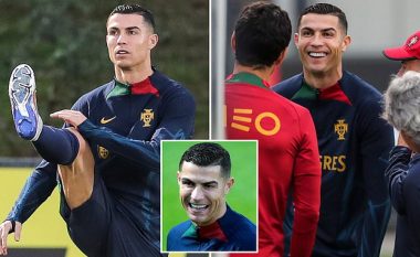 Shkaktoi “shpërthim” në rrjetet sociale me intervistën e tij, Ronaldo paraqitet me tjetër disponim te Portugalia