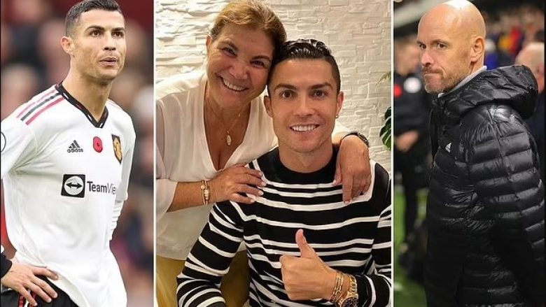 Nëna e Ronaldos thyen heshtjen pas intervistës së bujshme të sulmuesit, pëlqen një postim që shanë trajnerin Ten Hag