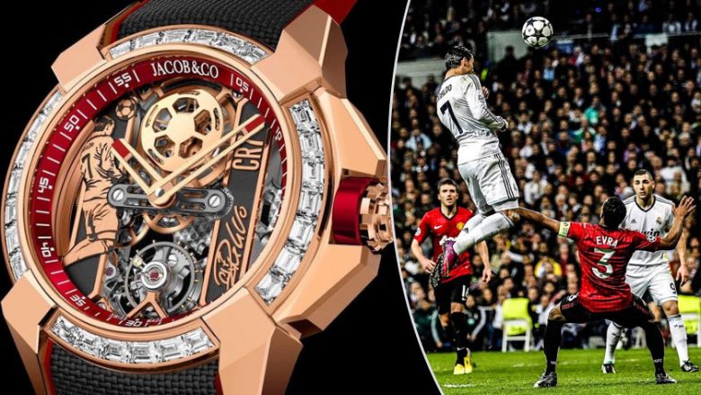 Ronaldo bën ‘goditjen’ finale ndaj Unitedit? Në të njëjtën kohë lansoi orët me dizajn që e shfaq duke realizuar në Old Trafford si lojtar i Realit