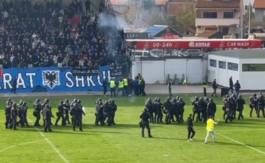 Arrestohen tre persona për incidentet gjatë ndeshjes Shkupi – Shkëndija