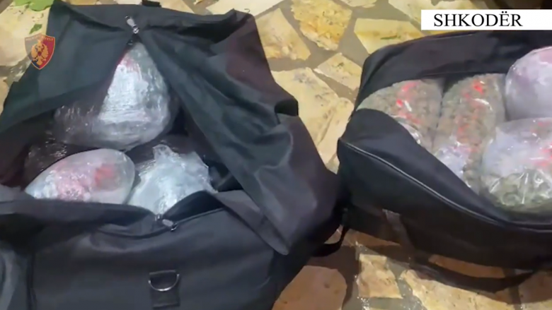 Sekuestrohen tri çanta me lëndë narkotike në Shkodër, ishin të destinuara për Mal të Zi