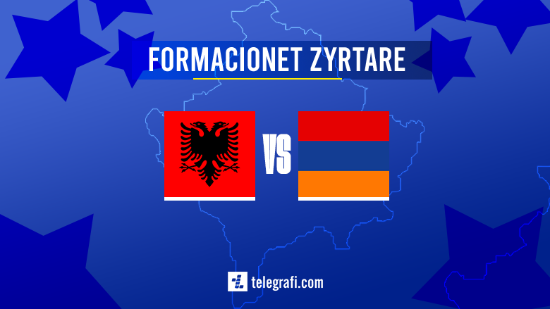 Shqipëri – Armeni, formacionet zyrtare – Reja i beson fanellën e titullarit dy lojtarëve të Superiores