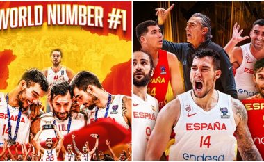 Spanja për herë të parë në histori rrëzon SHBA-të nga froni, zë vendin e parë në renditjen e FIBAS-s