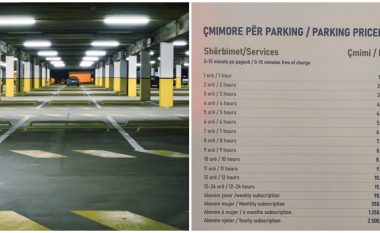 Arsyetimi i Komunës së Prishtinës për çmimet e larta në parkingun nëntokësor