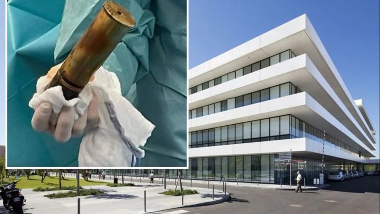 I ngec predha e Luftës së Parë Botërore në anus, autoritetet e sigurisë evakuojnë pjesërisht spitalin në Francë nga frika e ndonjë shpërthimi