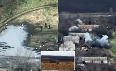 “Kur gjuetarët bëhen pre”, ushtarët rusë u panë duke vjedhur pata nga një fermë në Donetsk – qëllohen rëndë nga artileria ukrainase