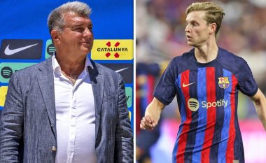 Laporta konfirmon qëndrimin e De Jong te Barcelona: Qëllimi nuk ka qenë asnjëherë për ta shitur