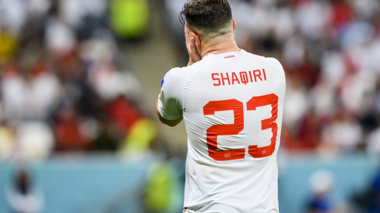 Xherdan Shaqiri i mërzitur pas humbjes, u kërkon falje fansave