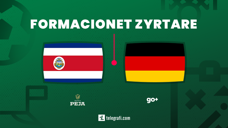 Formacionet zyrtare: Gjermania shpreson në kualifikim përballë Kosta Rikës