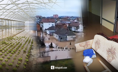 Situatë e rënduar në Gjilan dhe në fshatrat përreth – disa shtëpi vërshohen nga uji dhe dëme të konsiderueshme në bujqësi