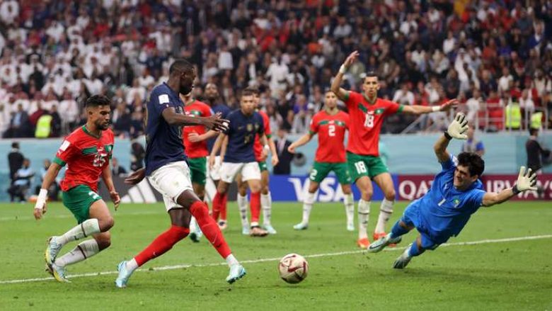 Kolo Muani shënon golin e dytë të Francës, shanset e Marokut zbehen