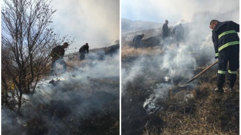 Zjarr në zonën e Moravës, dyshohet i vendosur qëllimisht
