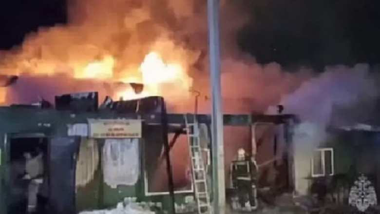 Të paktën 20 të vdekur si rrjedhojë e zjarrit që përfshiu shtëpinë e kujdesit në Rusi