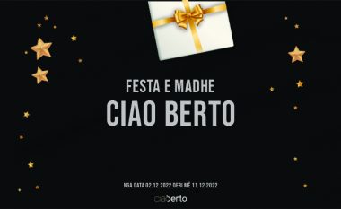 26 Vjet Ciao Berto – festojmë bashkë me shumë dhurata!