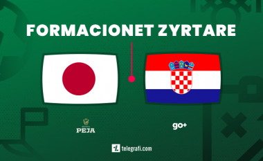 Japonia – Kroacia, formacionet zyrtare