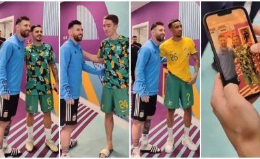 Lojtarët e Australisë konfirmojnë madhështinë e Messit, prisnin në radhë për të bërë një foto me të pas ndeshjes