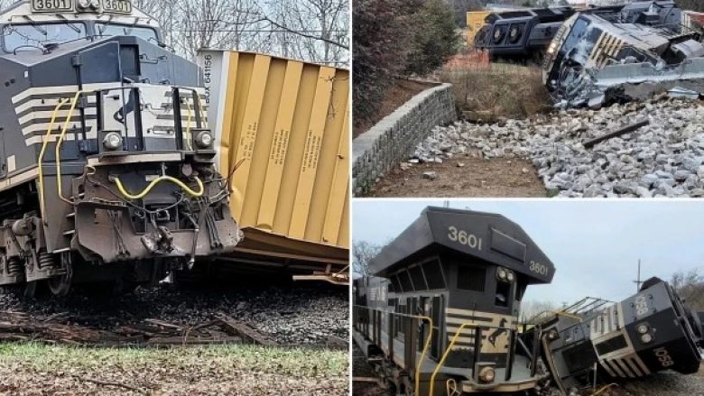 Pamjet tronditëse shfaqin përplasjen e trenit me një kamion në Tennessee