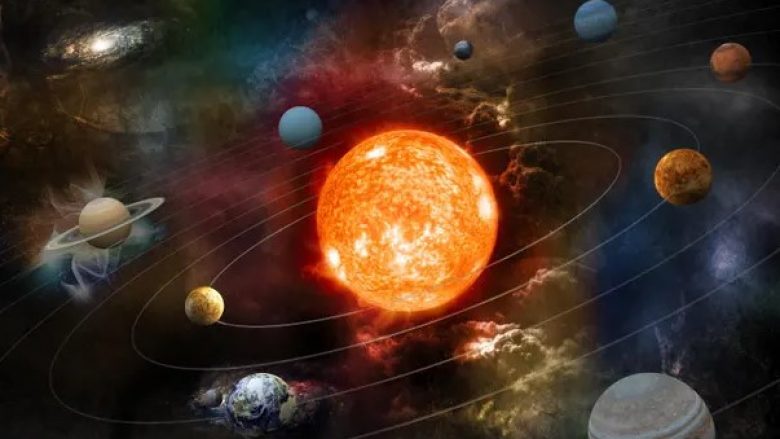 Të gjithë planetët në sistemin diellor – të dukshëm në qiellin e natës – në të njëjtën kohë