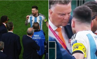 I festoi para fytyrës së tij dhe pas ndeshjes shkoi për të qëruar hesapet, Messi zbulon pse ishte i nervozuar me Van Gaalin