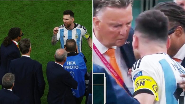 I festoi para fytyrës së tij dhe pas ndeshjes shkoi për të qëruar hesapet, Messi zbulon pse ishte i nervozuar me Van Gaalin