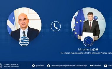 Dendias telefonon Lajçakun, flasin për tensionet në veri të Kosovës