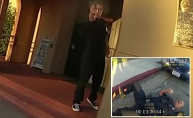 Videoja e kamerës së trupit shfaq të dyshuarin duke qëlluar policin përpara se të vritej në Kaliforni