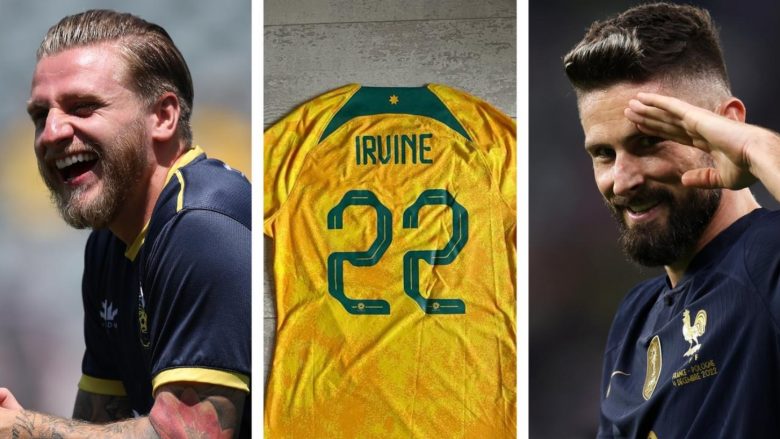 Futbollisti australian tha se u injorua nga Giroud për t’i shkëmbyer fanellat, sulmuesi francez me një përgjigje epike për të në rrjetet sociale